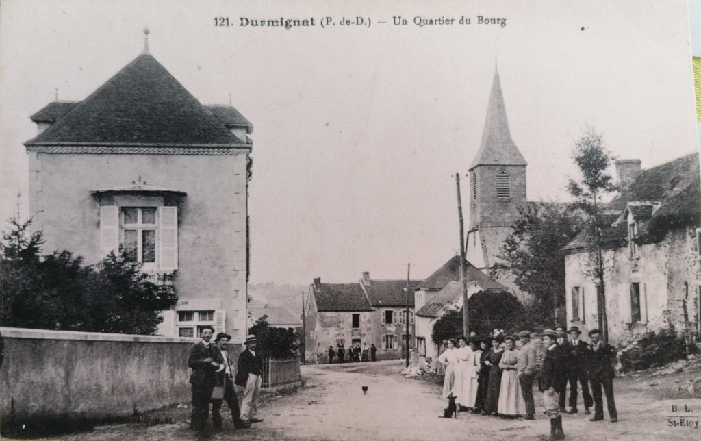 Le bourg au siècle dernier